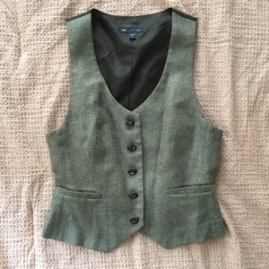 Tweed Vest- The Gap Size Small